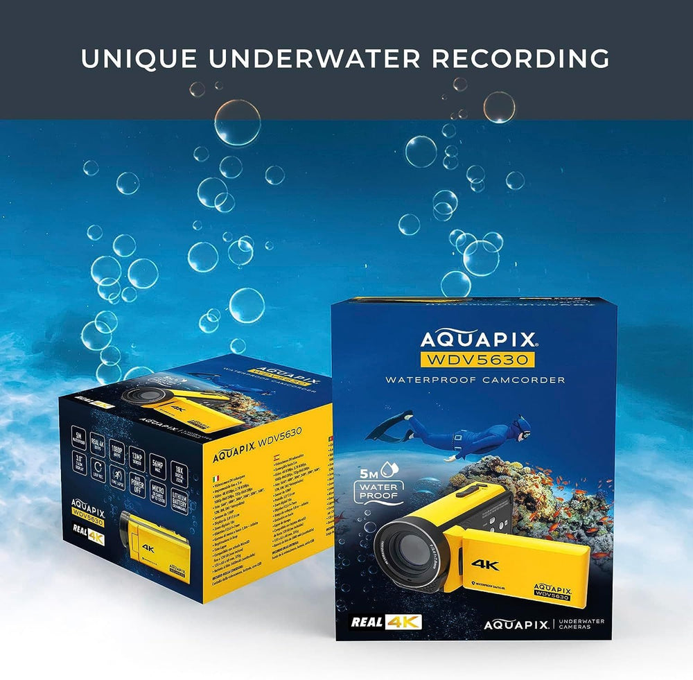 Easypix Aquapix WDV5630 Yellow Camcorder