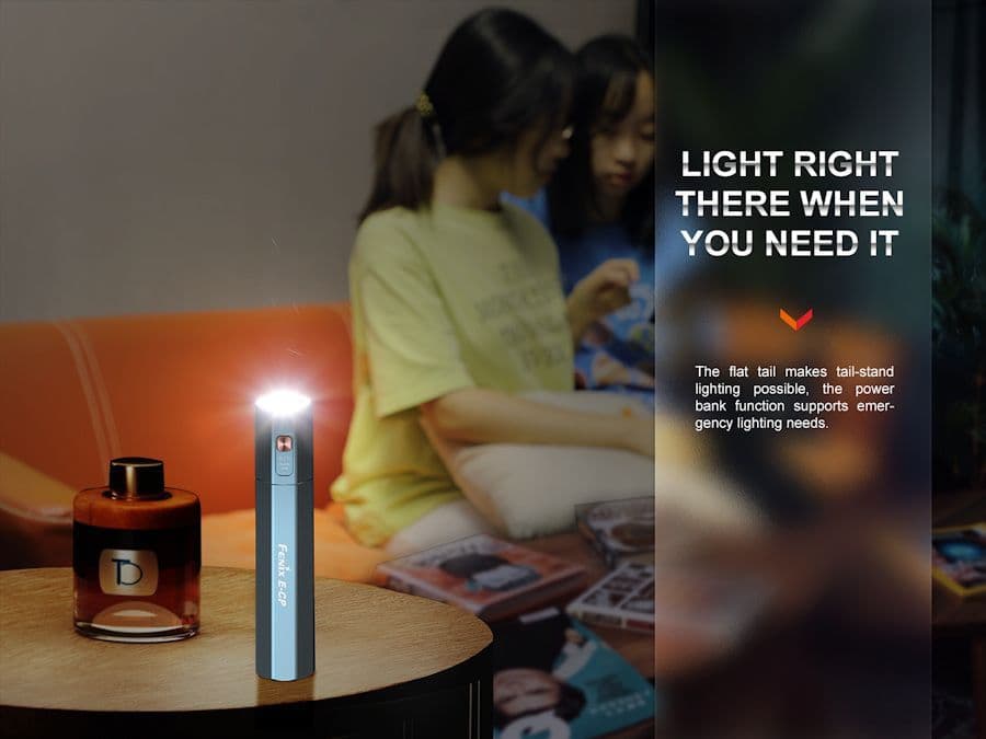 Fenix E-CP Rechargeable Power Bank Torch Black