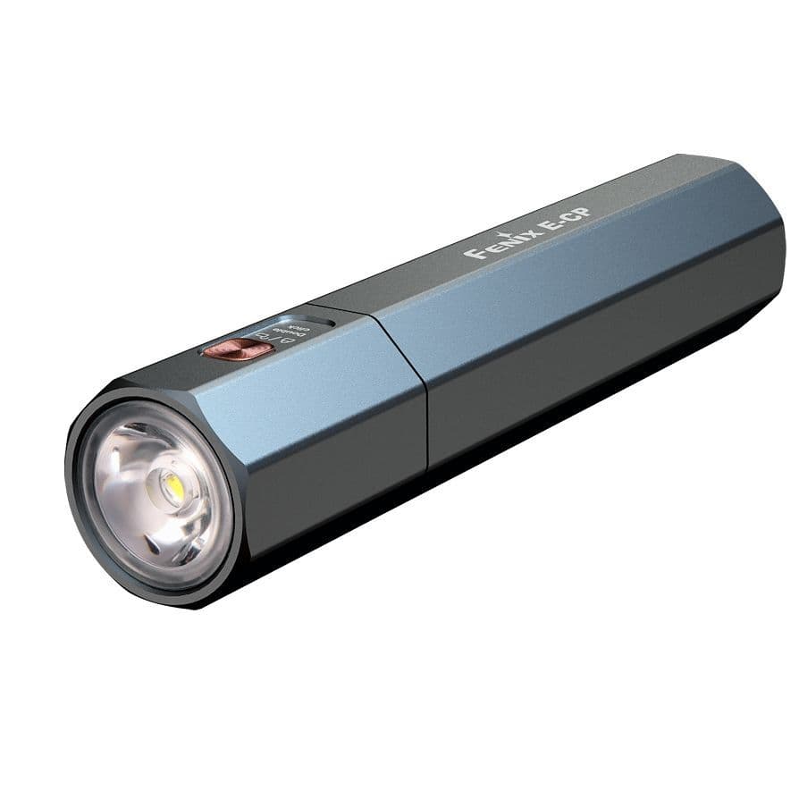 Fenix E-CP Rechargeable Power Bank Torch Blue / Grey
