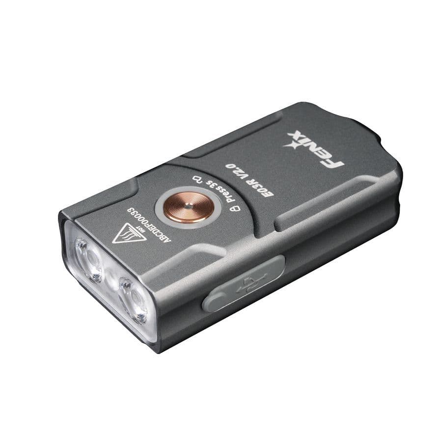 Fenix E03R v2.0 Keychain Light Grey