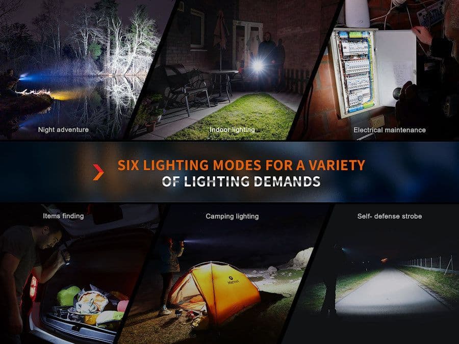 Fenix E35R Rechargeable High-Performance EDC Flashlight