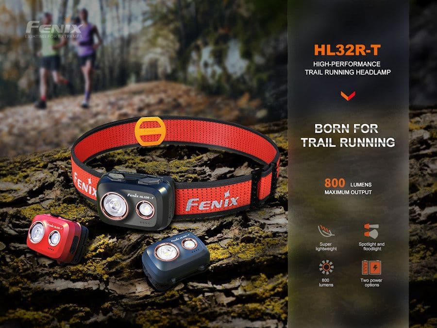 Fenix HL32R-T Rechargeable Running Headlamp Black