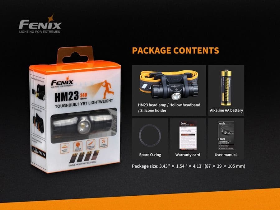 Fenix HM23 AA Headlamp