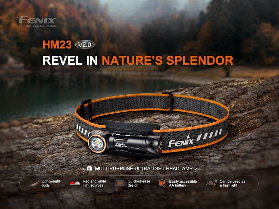 Fenix HM23 v2.0 AA Headlamp