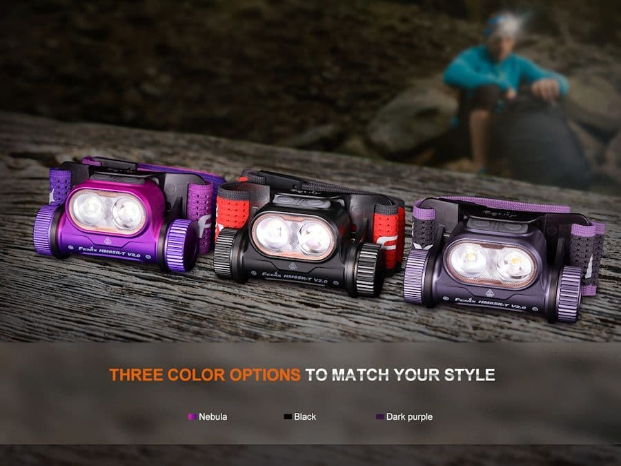Fenix HM65R-T V2.0 Trail Running Headlamp Nebula