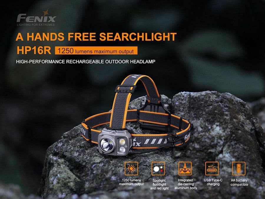 Fenix HP16R Multi Beam Headlamp
