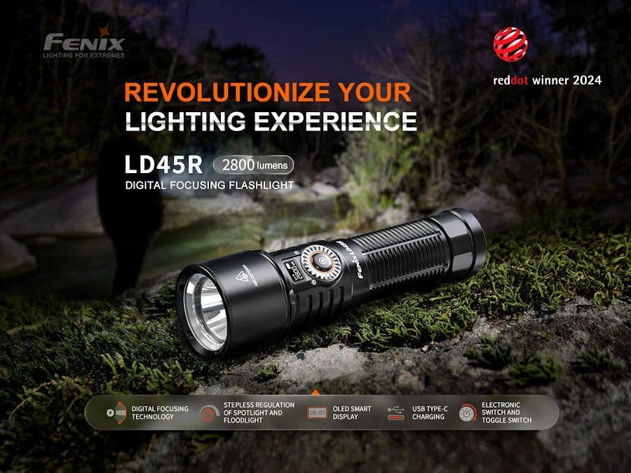 Fenix LD45R Electronic Focusing Torch