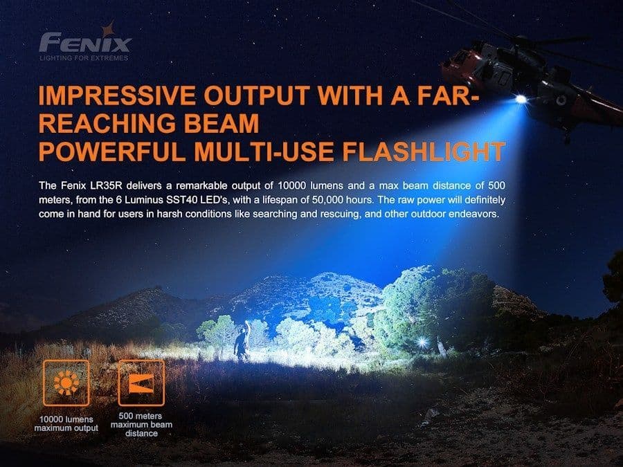 Fenix LR35R Searchlight