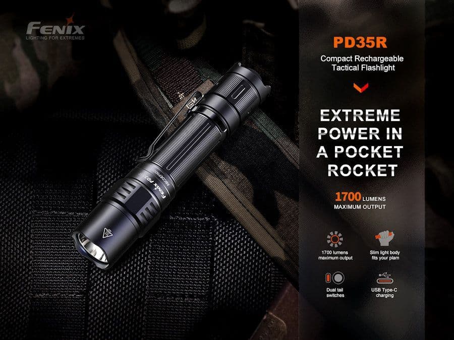 Fenix PD35R Rechargeable LED Torch