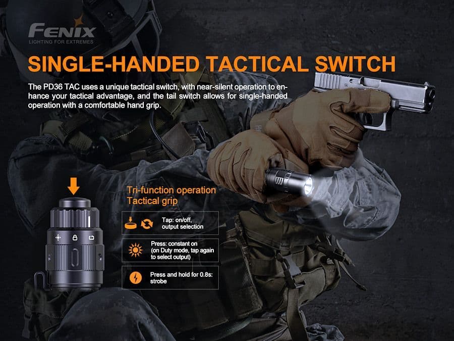 Fenix PD36 Tac Police Torch