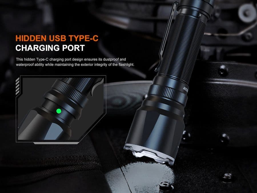 Fenix TK22R 3200 Lumen Rechargeable Tactical Torch