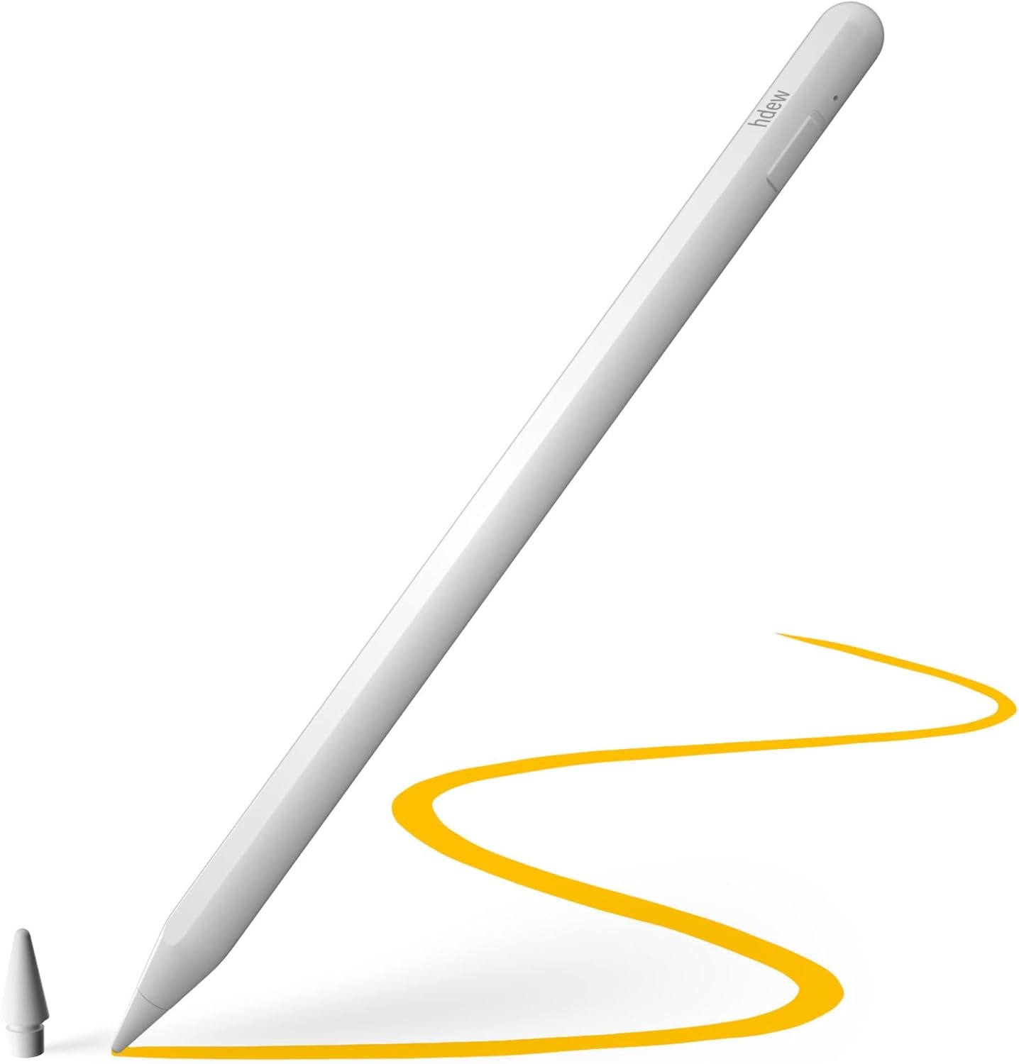 QDOS Clear Grey Case + HDEW Flow Stylus Bundle (iPad A16)