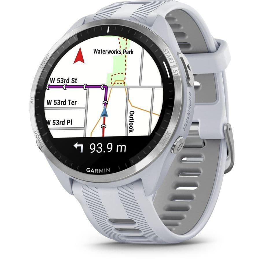 Garmin Forerunner 965 Whitestone/Powder Grey