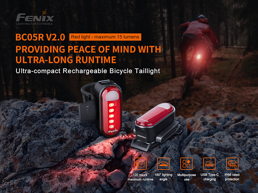 Fenix BC05R V2.0 Rechargeable Bike Light