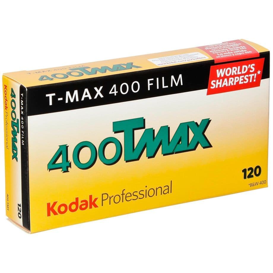 Kodak Professional T-Max 400 Black and White Negative Film (120, 5-Pack)
