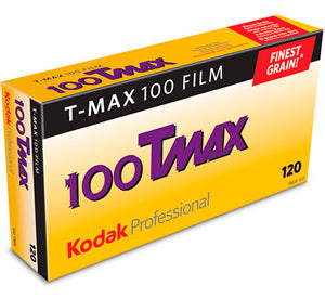Kodak Professional T-Max 100 Black and White Negative Film (120, 5-Pack)