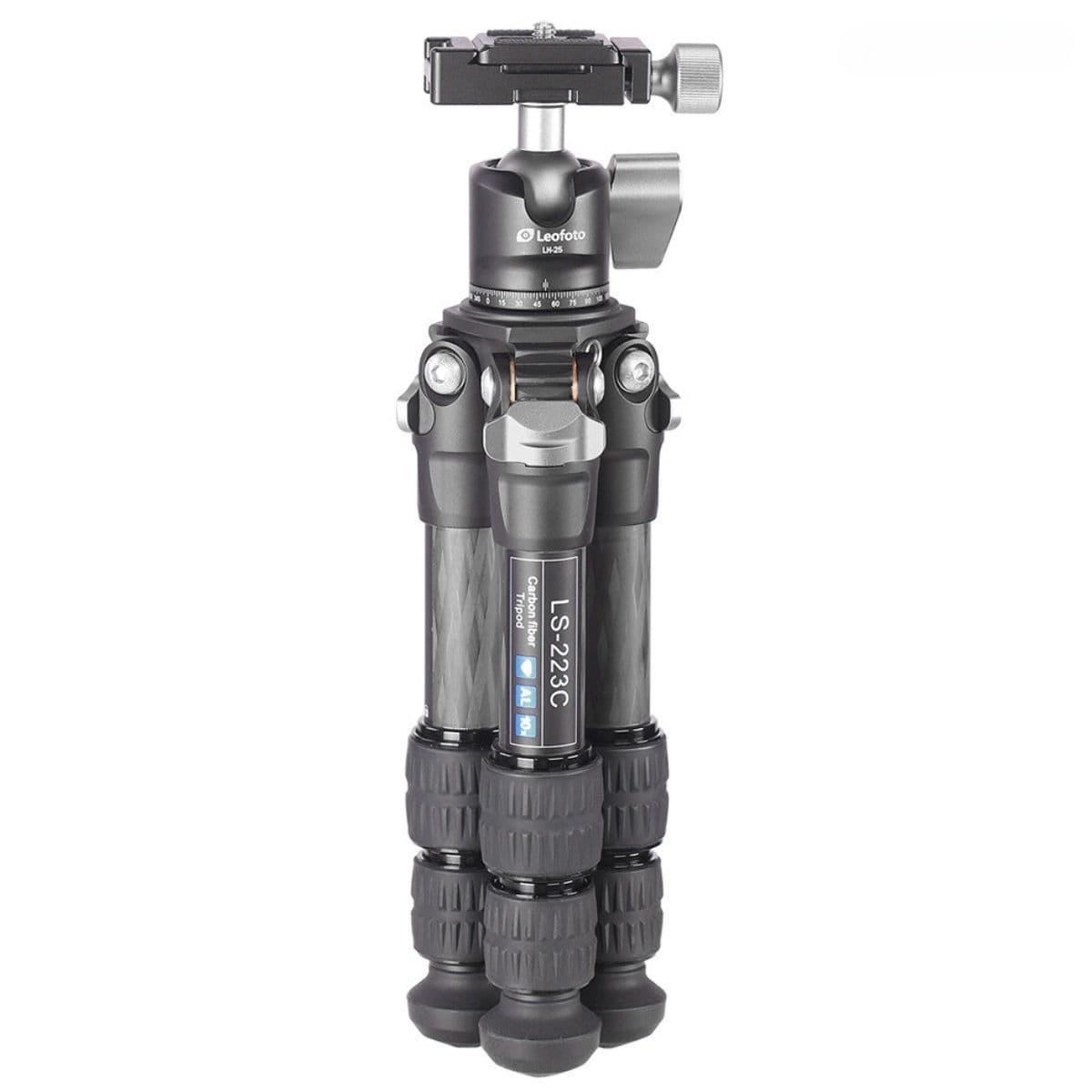 Leofoto Ranger LS-223C Compact Carbon Fiber Tripod with LH-25 Low Profile Ballhead