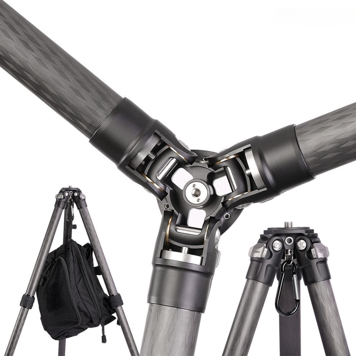 Leofoto Ranger LS-365C Lightweight Carbon Fiber Half Ball Levelling Tripod