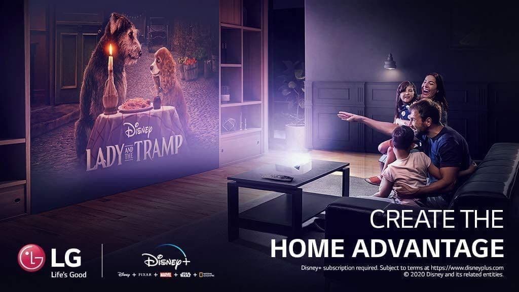 LG CineBeam HU710PW Projector