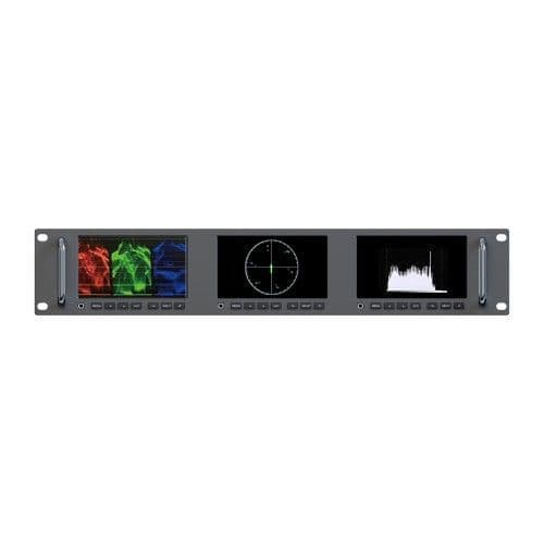 Lilliput RM-503S - 3x 5" Panel 19" Rack Mount Monitor