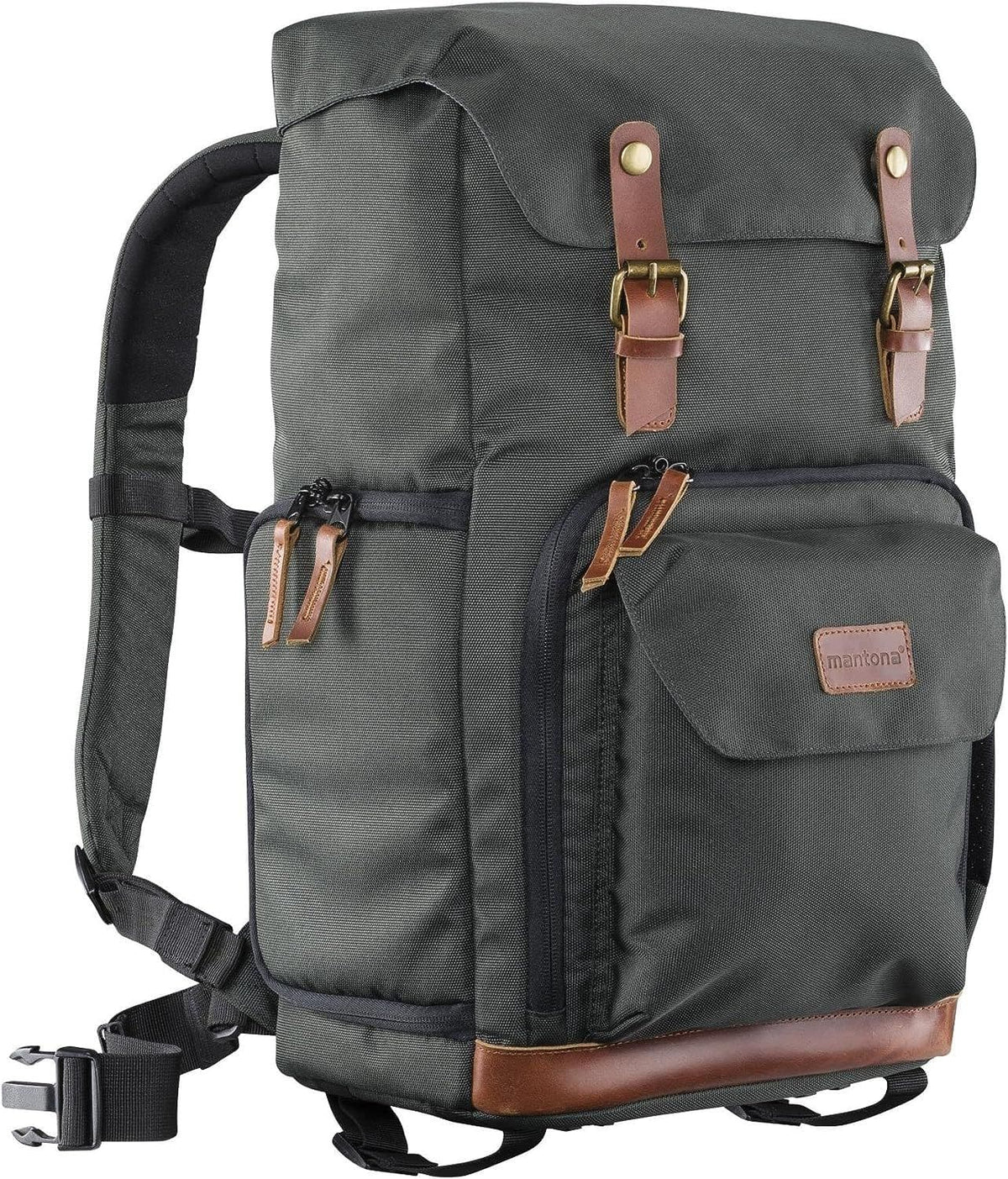 Mantona Fotorucksack Luis junior black Retro