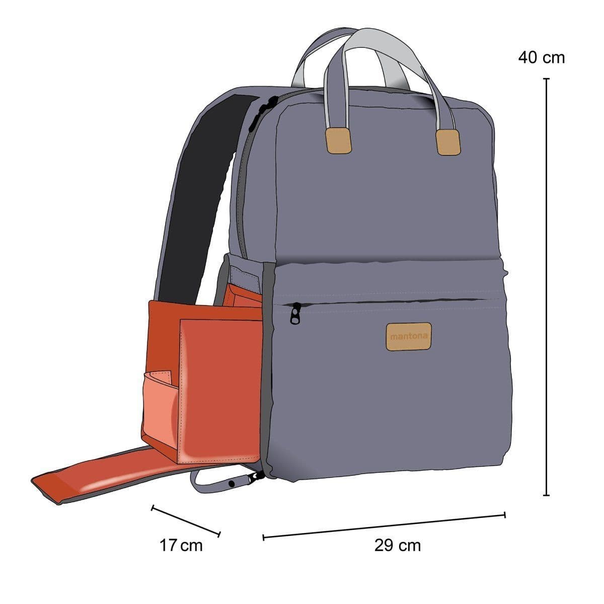 mantona Urban Companion Photo Backpack & Bag