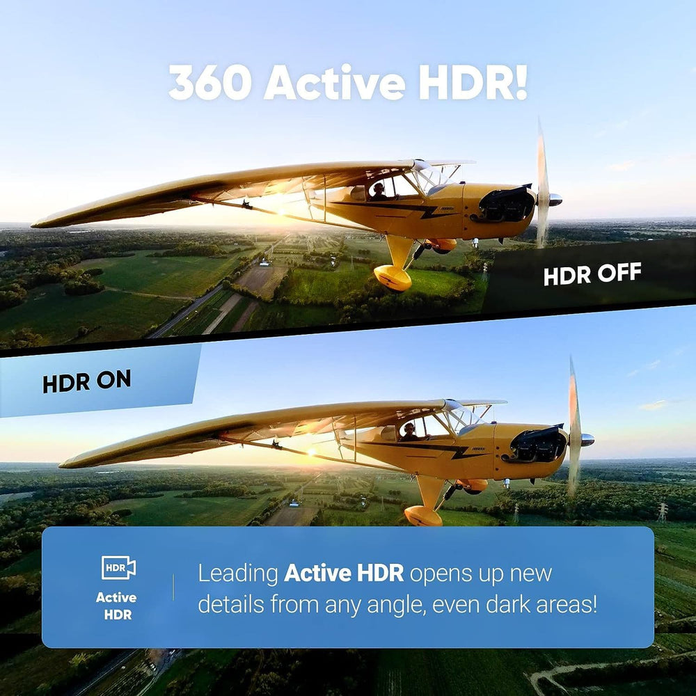 nsta360 X3 - Waterproof 360 Action Camera with 1/2" 48MP Sensors, 5.7K 360 Active HDR Video