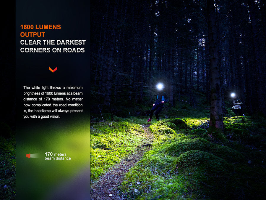 Fenix HM65R-T V2.0 Trail Running Headlamp Nebula