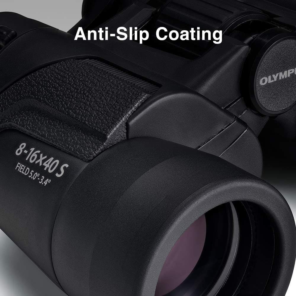 Olympus Binocular 8-16x40 S - Ideal for Nature Observation, Wildlife, Birdwatching, Sports &Concerts