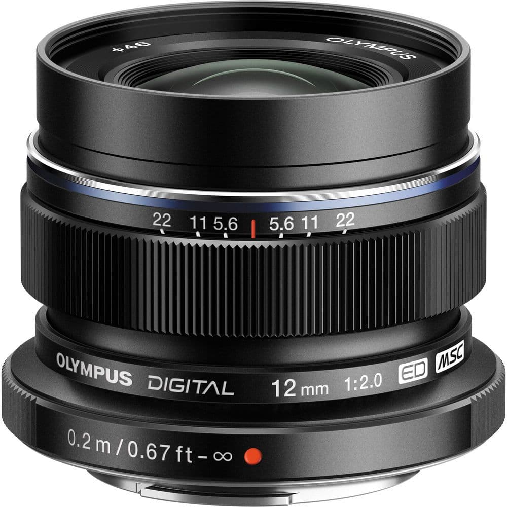 Olympus M.ZUIKO DIGITAL ED 12mm f2.0 Black
