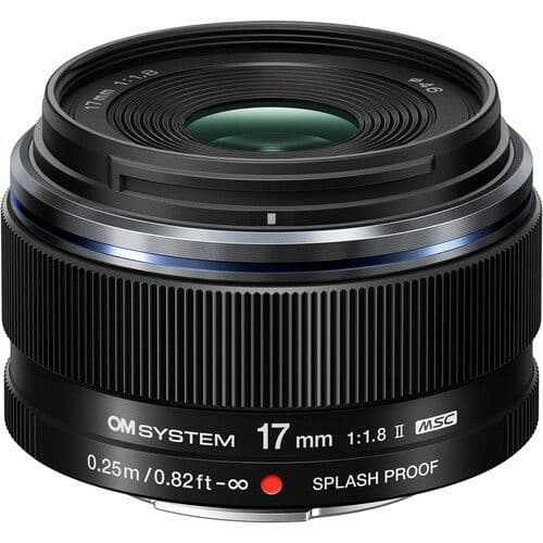 OM System M.Zuiko Digital 17mm F1.8 II (Black)