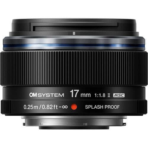 OM System M.Zuiko Digital 17mm F1.8 II (Black)