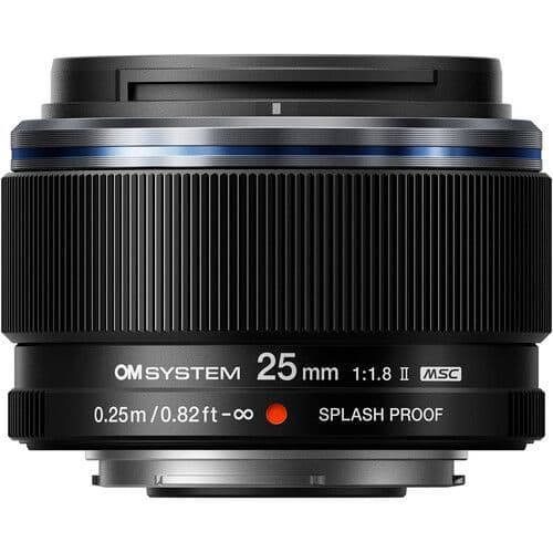 OM System M.Zuiko Digital 25mm F1.8 II (Black)