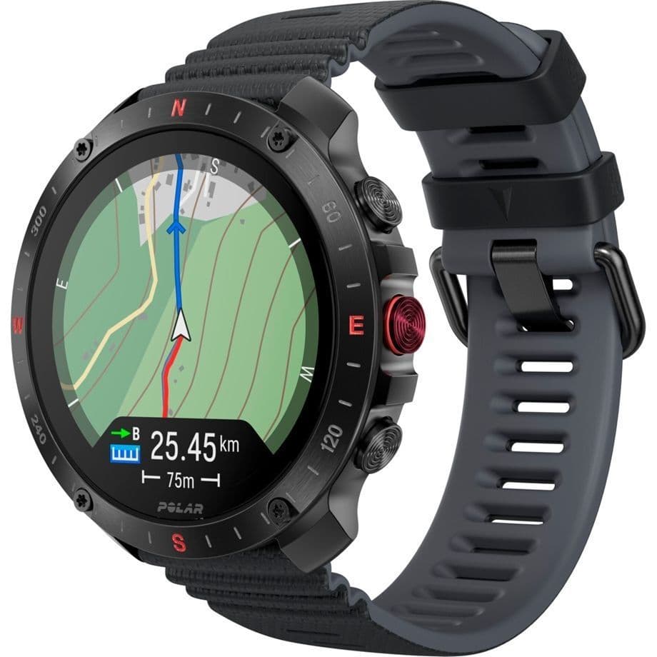 Polar Grit X2 Pro HR Bundle - Night Black