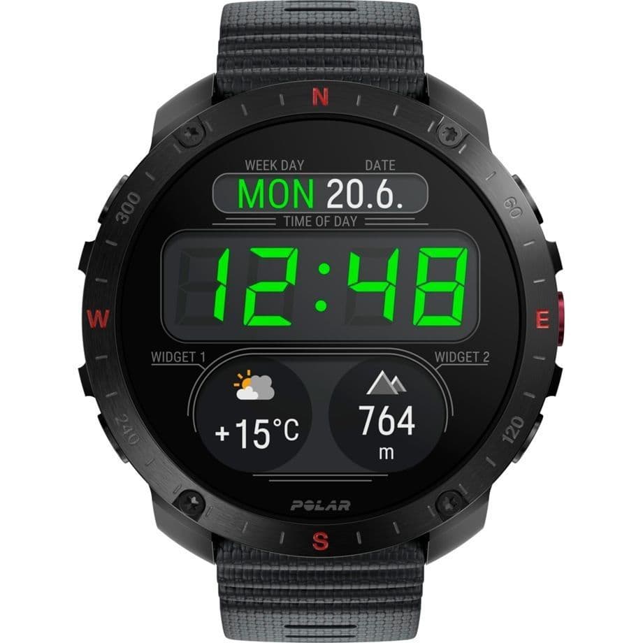 Polar Grit X2 Pro HR Bundle - Night Black