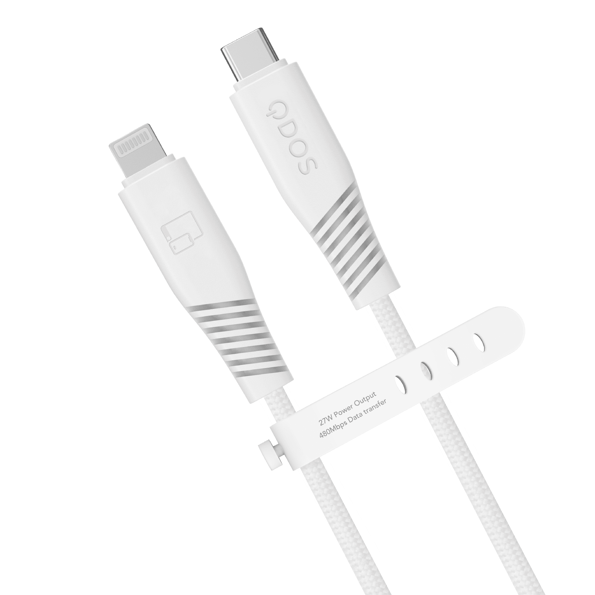 PowerMotion Pro USB-C to MFI 1.2m Cable - White