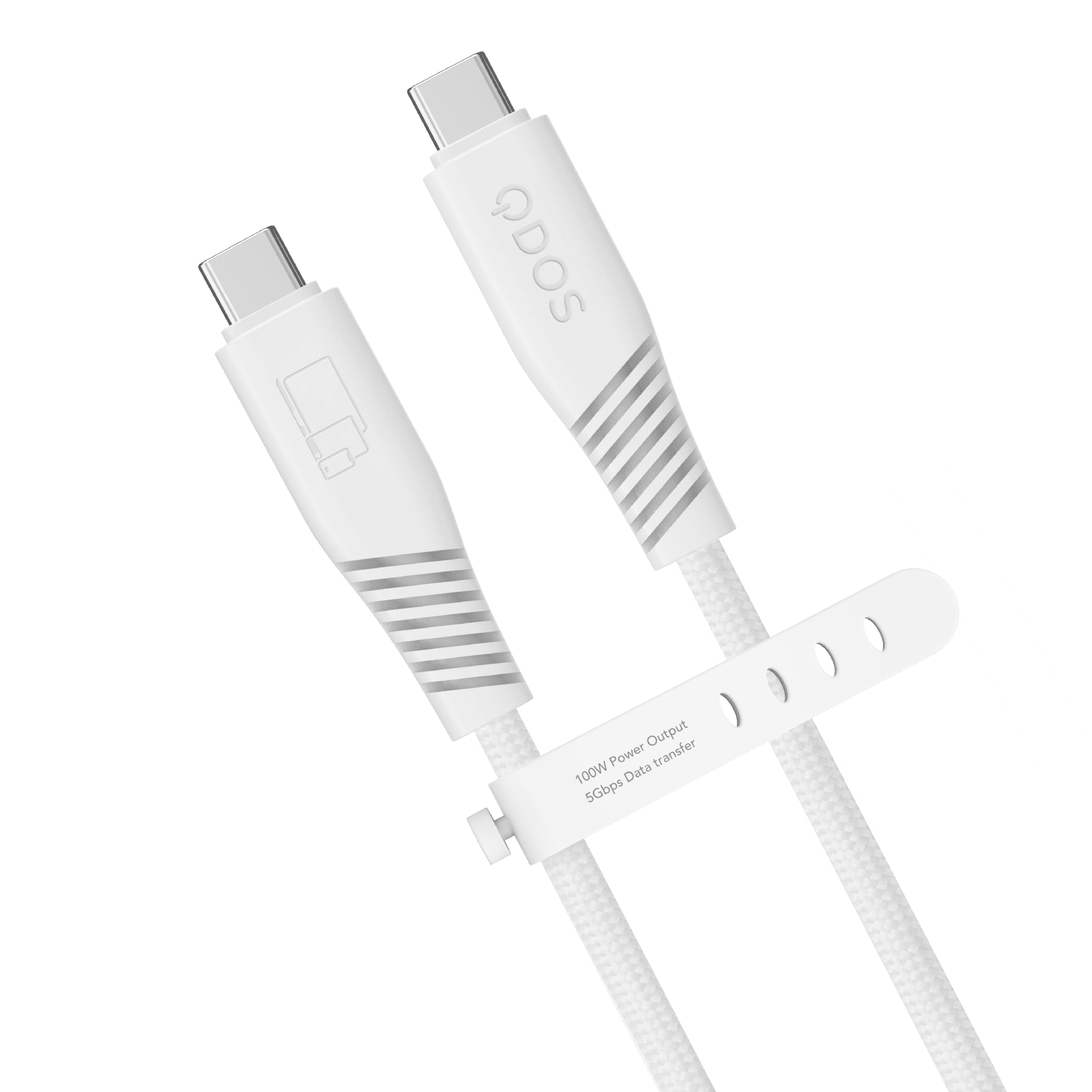 PowerMotion Pro USB-C to USB-C 3.0 1.2m Cable - White