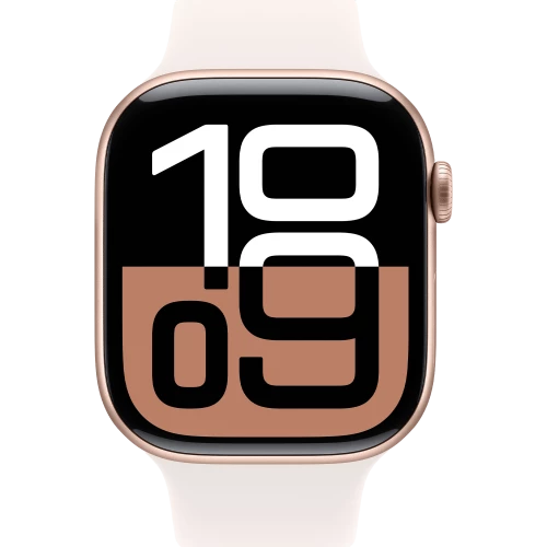Apple Watch 10 46mm Light Blush Sport Band M/L MWWU3
