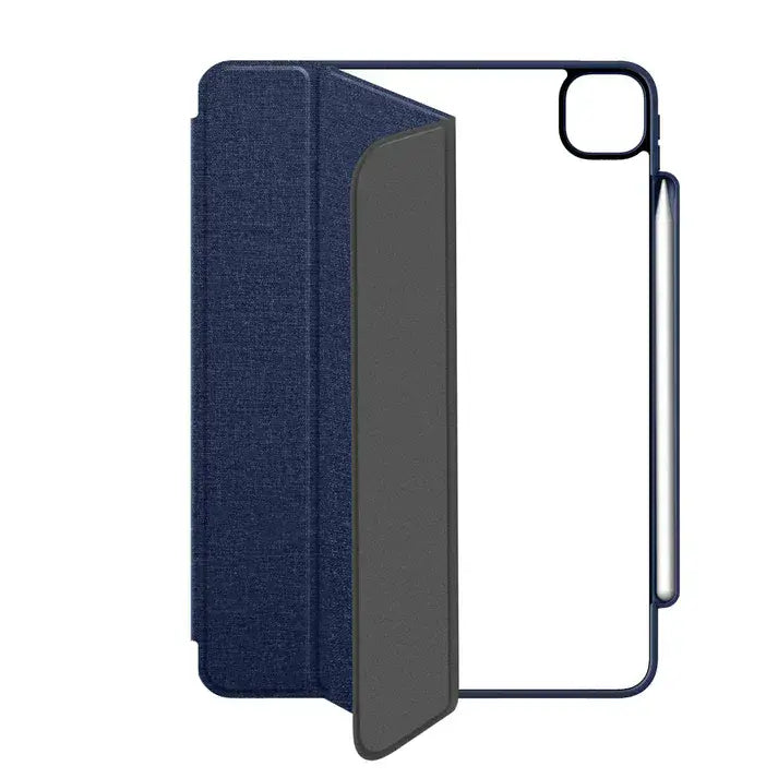 QDOS Muse iPad Folio Case Clear/Blue(for iPad Air 11" )