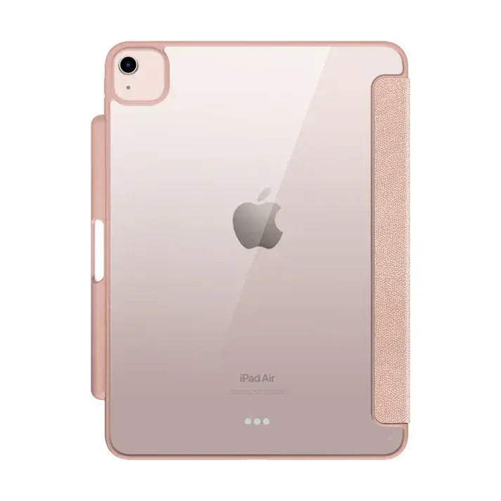 QDOS Muse iPad Folio Case Clear/Pink (for iPad Air 11" )