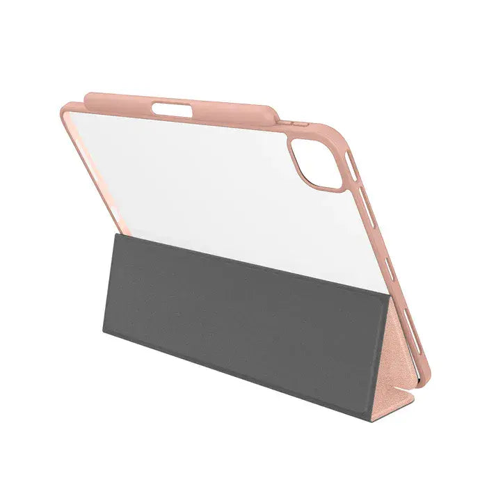 QDOS Muse iPad Folio Case Clear/Pink (for iPad Air 11" )