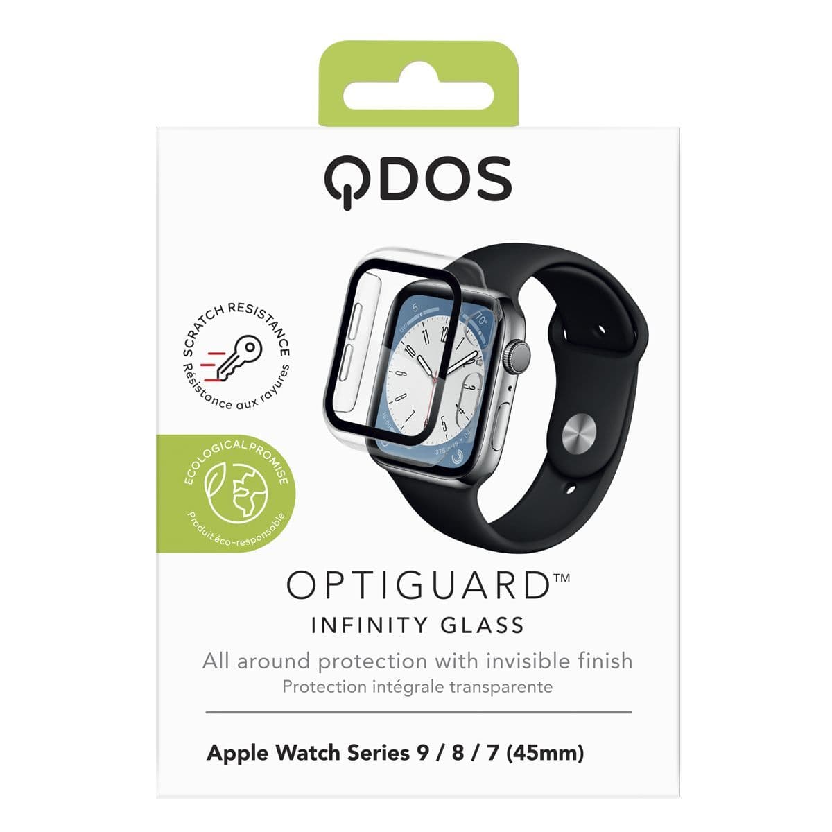 QDOS OptiGuard Infinity Glass (for Apple Watch Series  9/ 8 / 7) 41mm