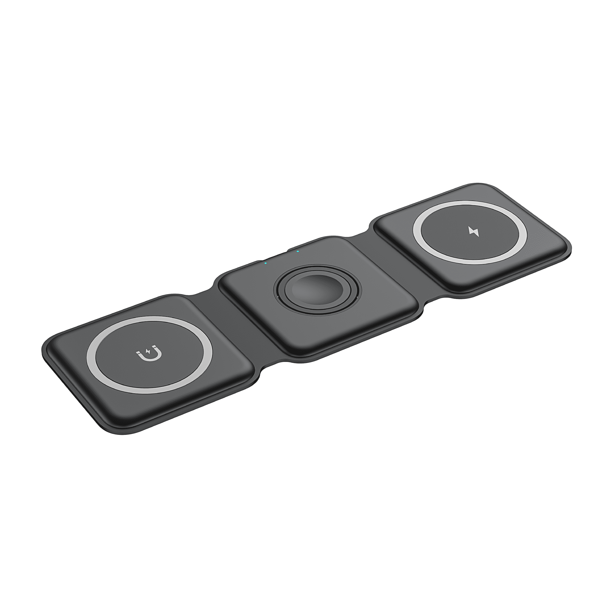 QDOS POWERMAG 3-in-1 Wireless Charger - Black