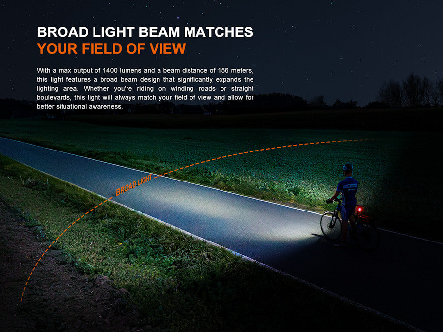 Fenix BC22R 1400 Lumen Rechargeable Bike Light