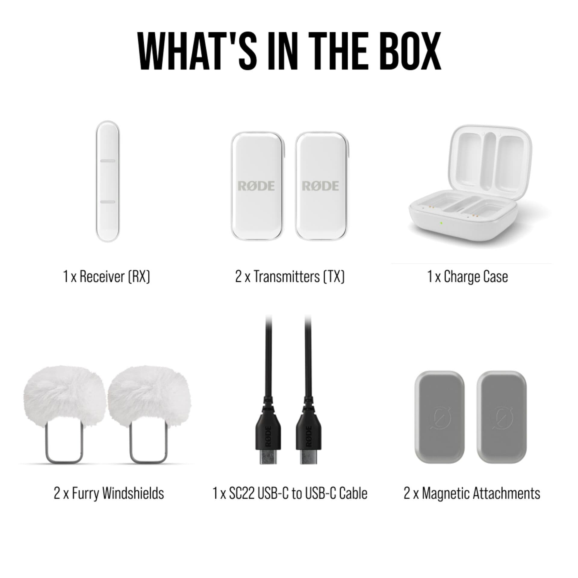 Rode Wireless Ultra-Compact Lightning Microphone - White