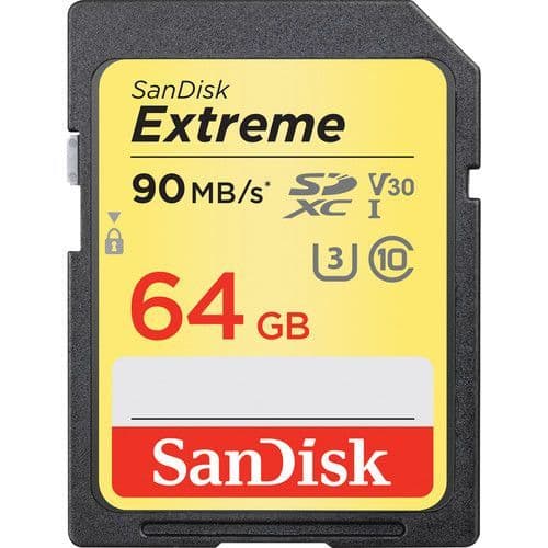 SanDisk 64GB Extreme 150MB/s SDXC Video + SanDisk Extreme CF 64GB 120MB/s