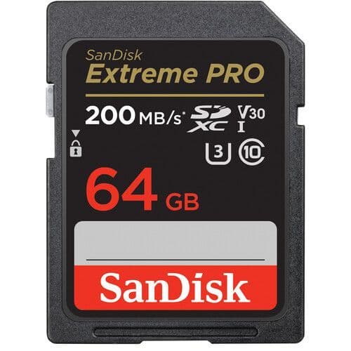 Sandisk 64GB Extreme PRO 200mb/s SDXC UHS-I