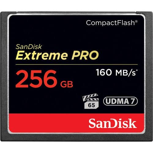 SanDisk Extreme Pro CF 256GB 160MB/s SDCFXPS-256G-X46