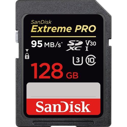 SanDisk Extreme Pro SDXC 128GB 170MB/s + Sandisk 128GB Extreme Pro 160MB/s CF