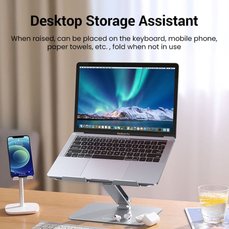 UGREEN Adjustable Laptop Stand Silver